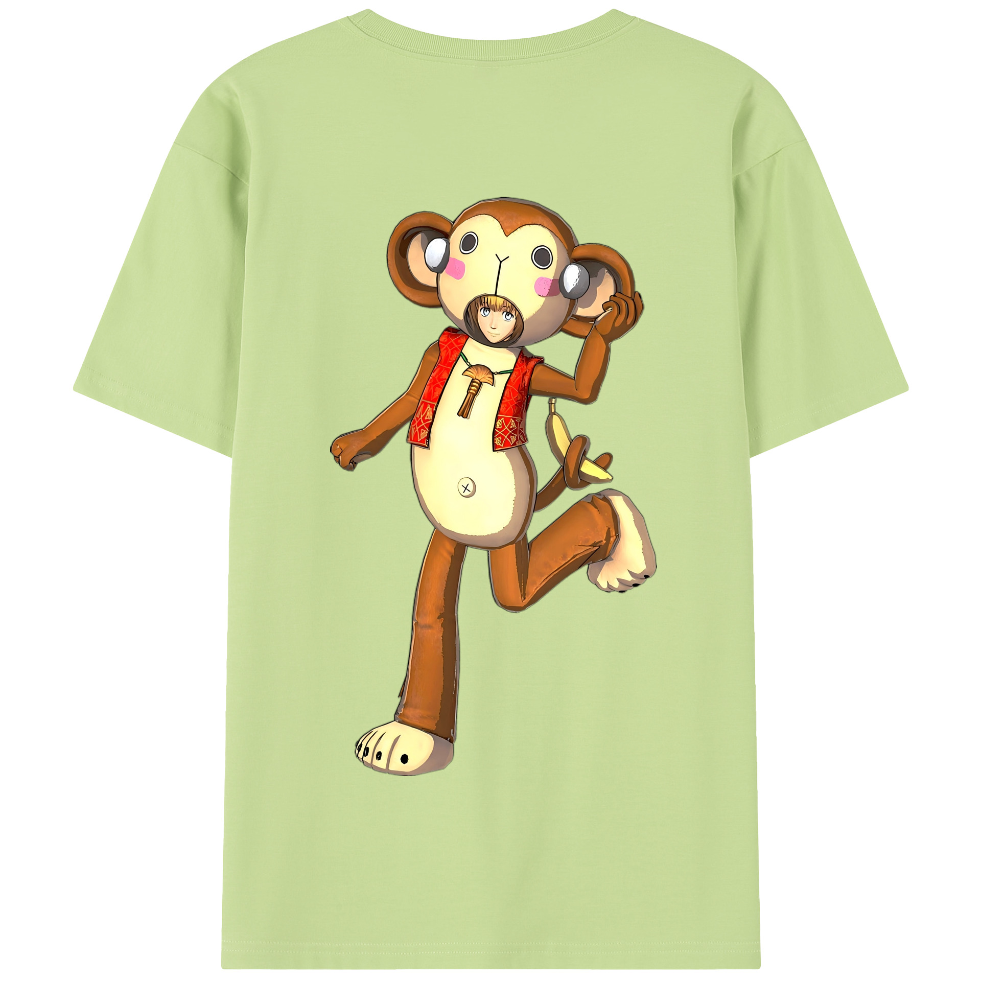 （画像用） 進撃の巨人 アルミン·アルレルト Attack on Titan Armin Arlert 綿100％半袖Tシャツ（背面プリント）